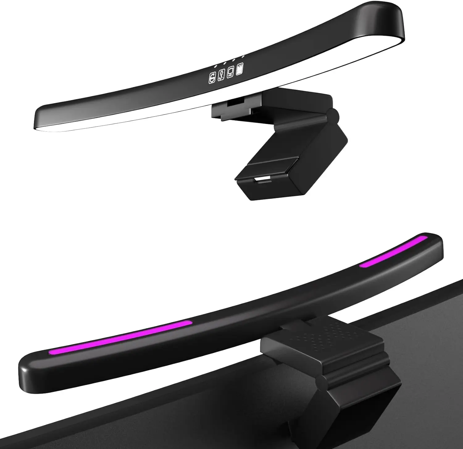 Gaming Monitor Curved - Lampa monitorowa zakrzywiona z podświetleniem RGB,