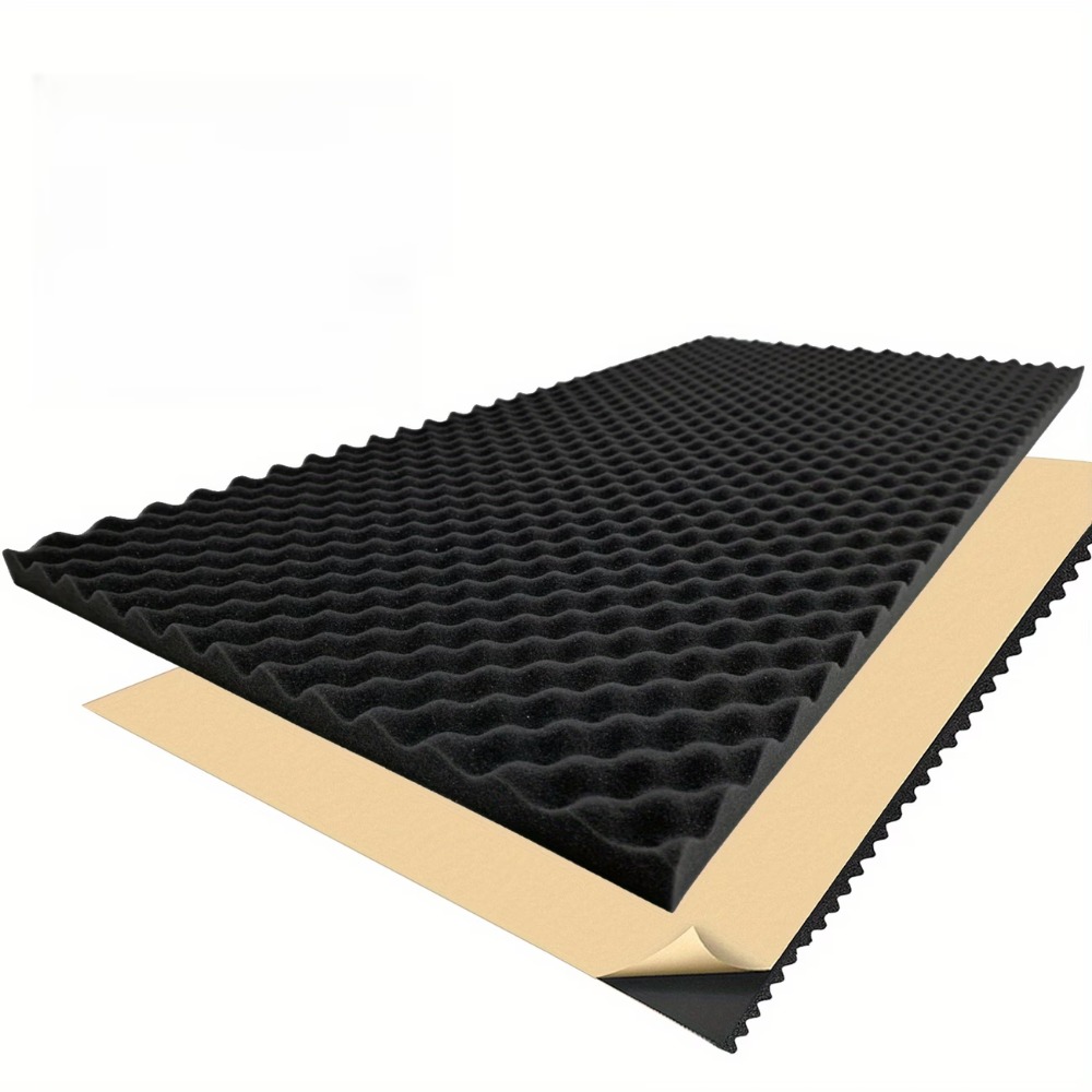 Sound Dampening Foam - 1 Rolka 2cm-50x100cm Samoprzylepna Czarna Pianka