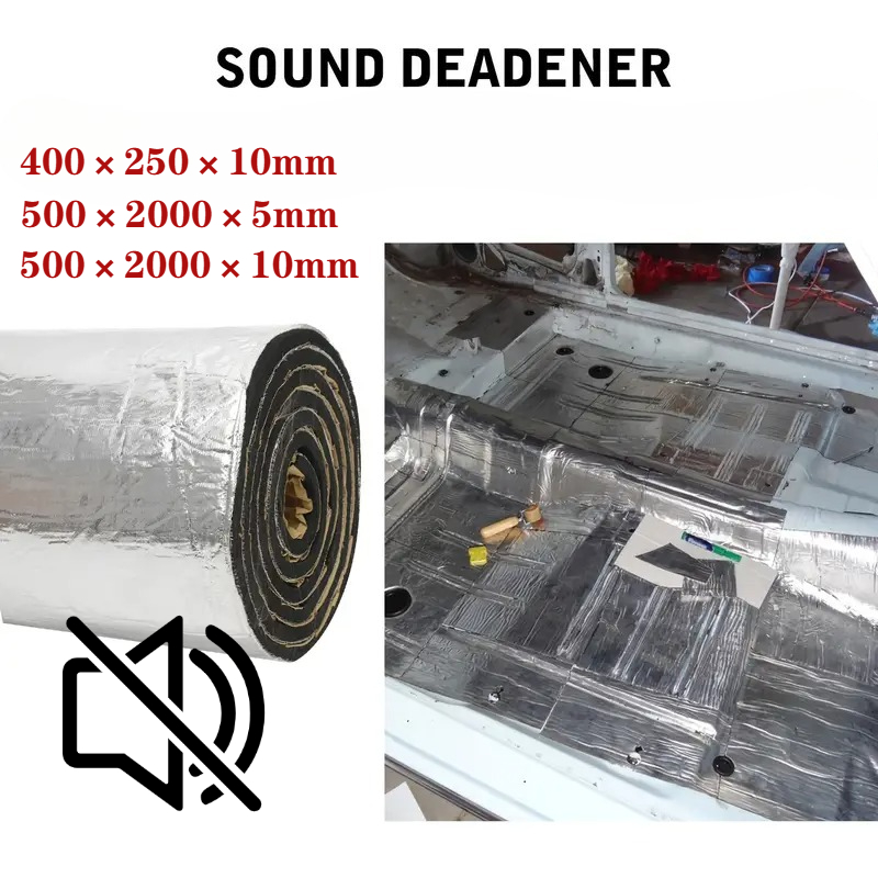Sound Dampening Foam - Mata wygłuszająca do samochodu 2000*500/250*400mm 5/10mm,