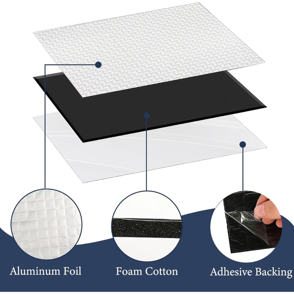 10 SZTUK Mata wygłuszająca do  – Sound Dampening Foam recenzja i cena