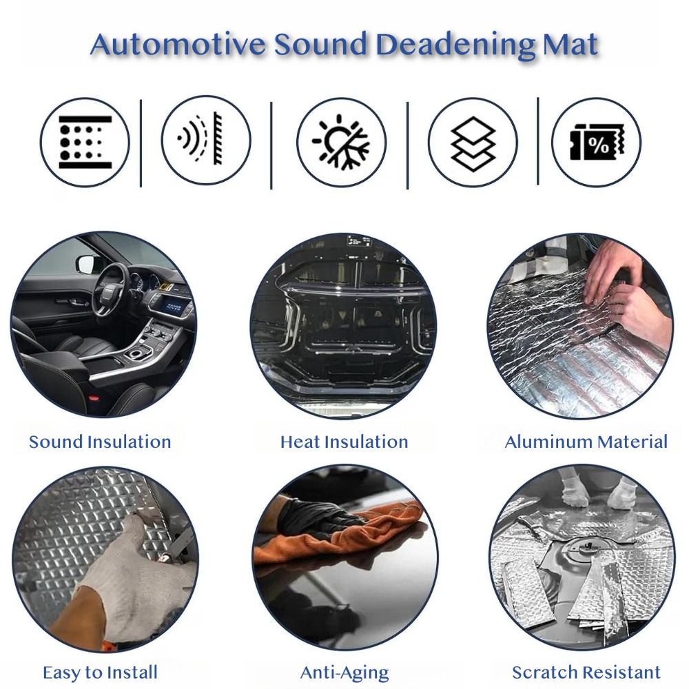10 SZTUK Mata wygłuszająca do  – Sound Dampening Foam recenzja i cena