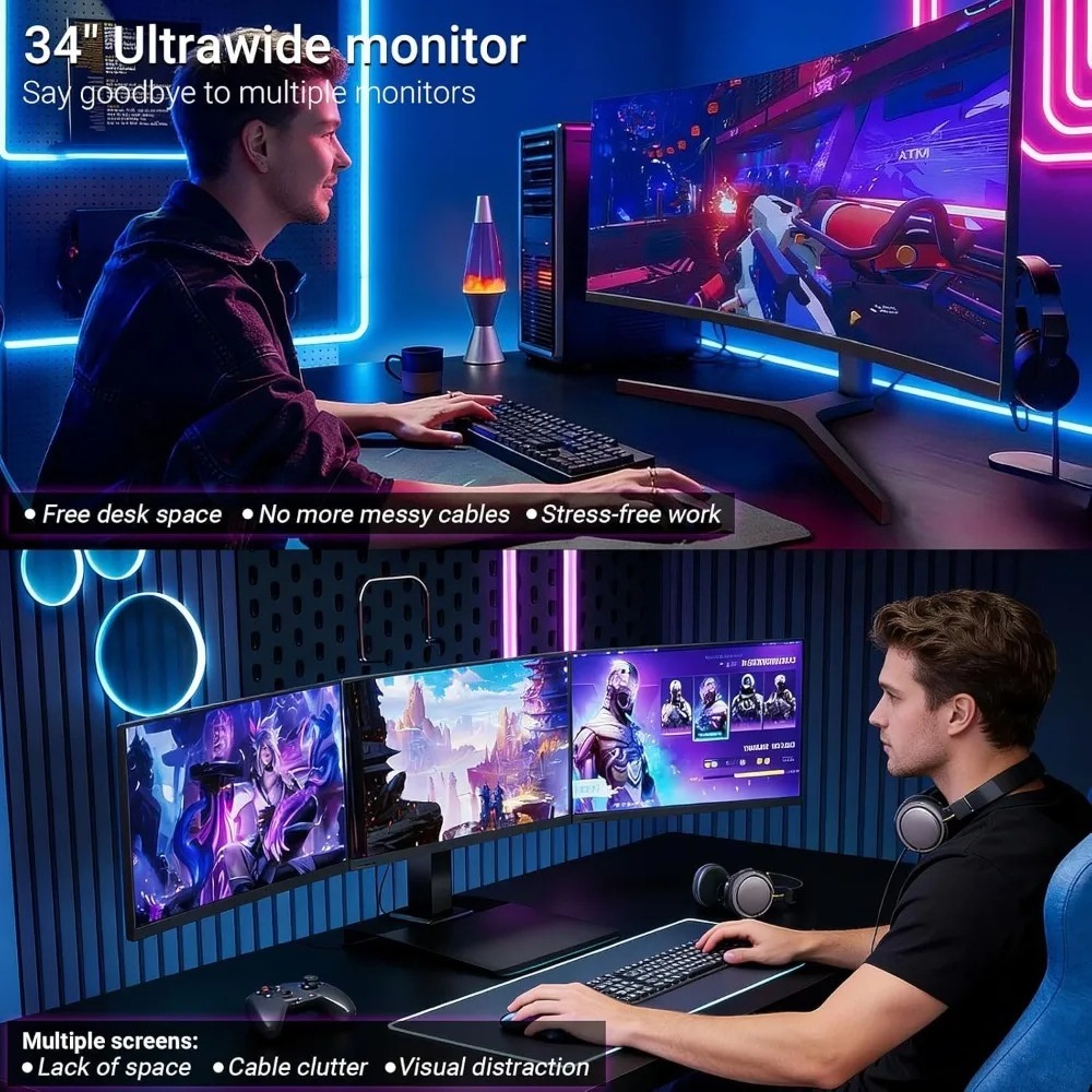 Monitor gamingowy Garden 34 ca – Gaming Monitor Curved recenzja i cena