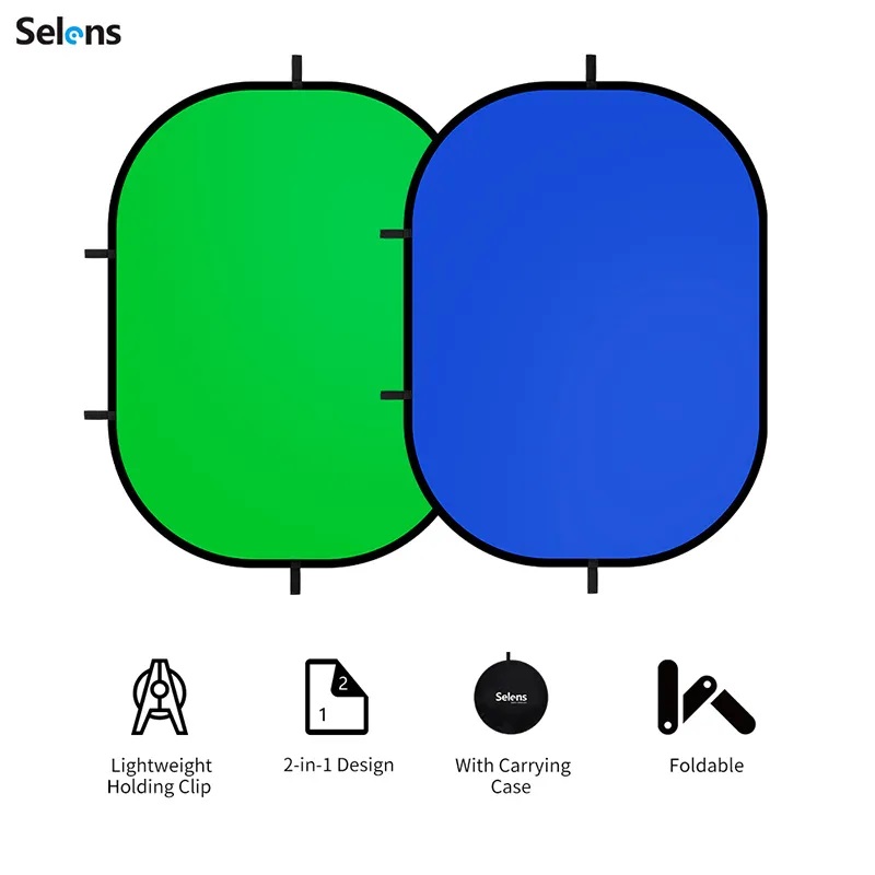 Selens nowy składany przenośny – Green Screen Collapsible recenzja i cena
