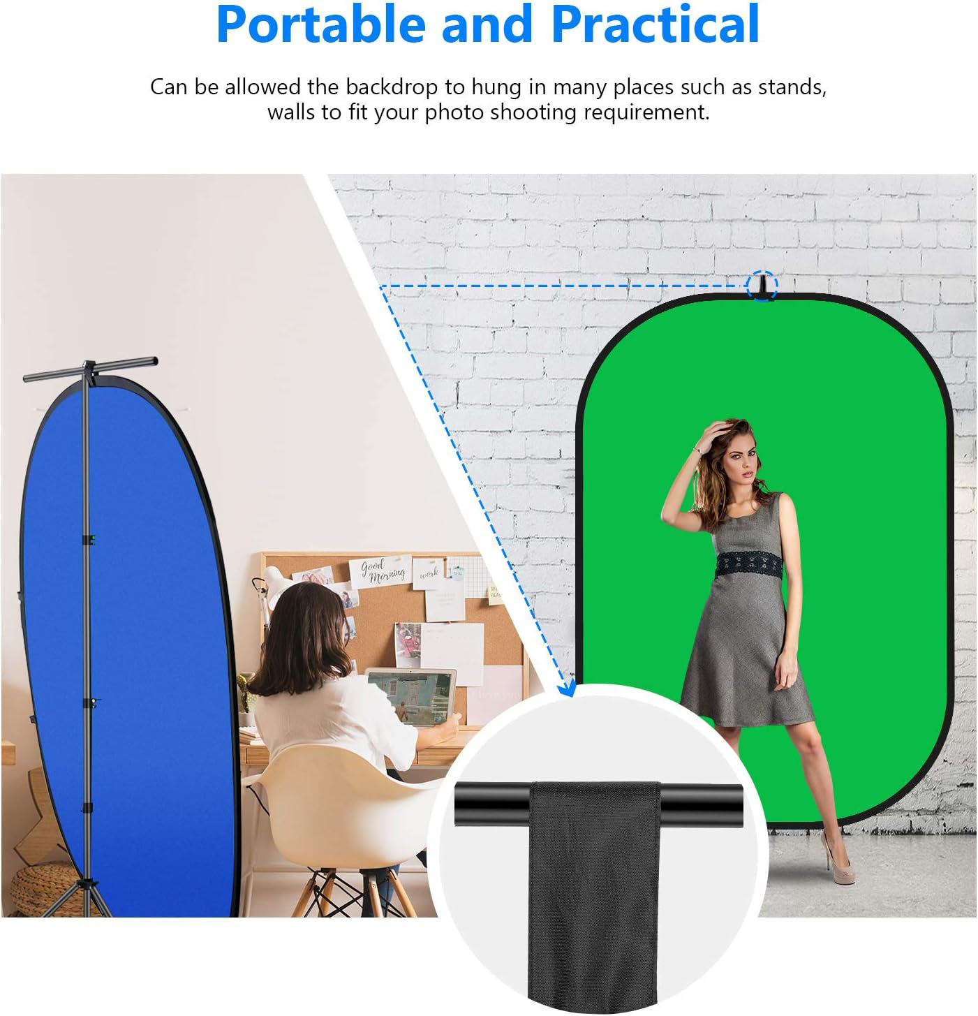 Reflektor fotograficzny przeno – Green Screen Collapsible recenzja i cena
